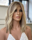 Ombre Blonde Lace Frontal Wig for White Women 100% Human Hair