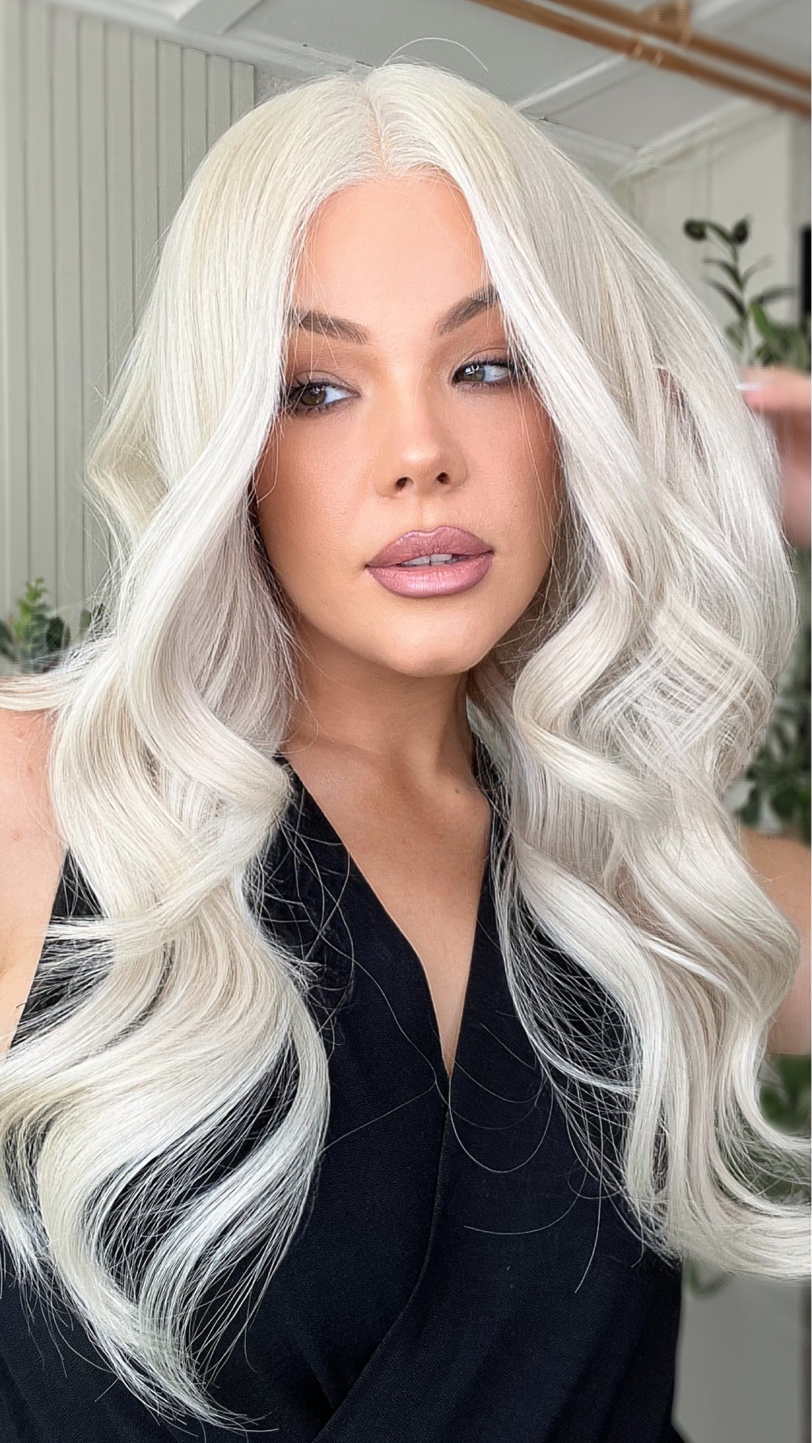 100 human hair white human wigs best sale