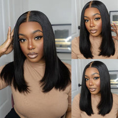 Straight Bob Wig 100% Human Hair