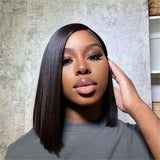 #30 Highlight Color Loose Body Wave Bob 13x4 Lace Wigs 100% Human Hair