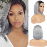 Colored Bob Wigs Human Hair Lace Wigs 180% Denstity Pre-plucked SULMY | SULMY.