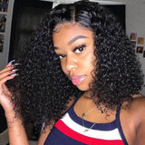 SULMY Lace Front Bob Wigs Human Hair Short Frontal Curly Wigs -Jerry Curls | SULMY.