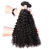 Bundles with Closure Curly Brazilian Virgin Human Hair Weave Bundles 3+1 | SULMY.