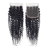 Bundles with Closure Curly Brazilian Virgin Human Hair Weave Bundles 3+1 | SULMY.