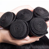 1 Bundle Brazilian Virgin Human Hair Weave Bundles Silky Straight | SULMY.